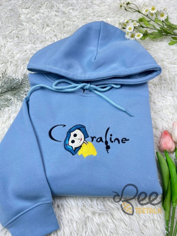 coraline embroidered sweatshirt t shirt hoodie