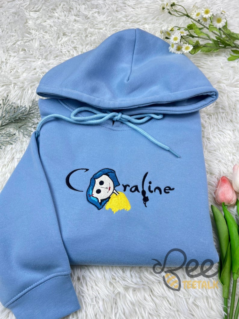 Coraline Embroidered Sweatshirt T Shirt Hoodie