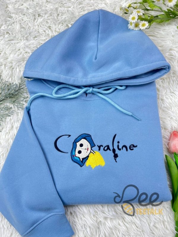 coraline embroidered sweatshirt t shirt hoodie