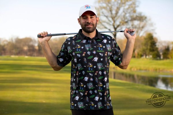 Happy Gilmore Golf Shirt Breakfast Balls Happy Gilmore All In The Hips Golf Polo trendingnowe 2