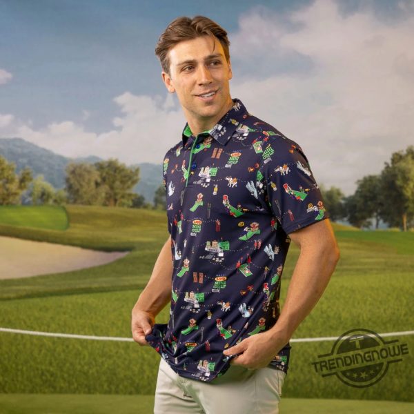 Happy Gilmore Golf Shirt You Are Gonna Die Clown Polo trendingnowe 2