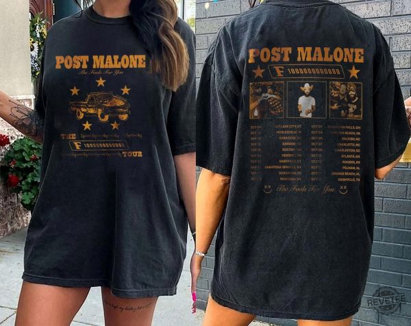 Post Malone Shirt Post Malone The F1 Trillion Album Shirt revetee 3