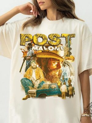 Post Malone Shirt Vintage Post Malone T Shirt Malone Music The Album Shirt revetee 3