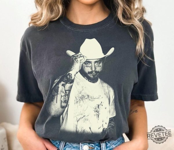 Post Malone Shirt Cowboy Post Malone Shirt Post Malone Concert Shirt revetee 3