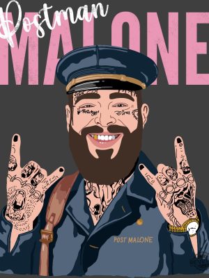 Postman Post Malone T Shirt Post Malone Merch Post Malone Shirt revetee 6