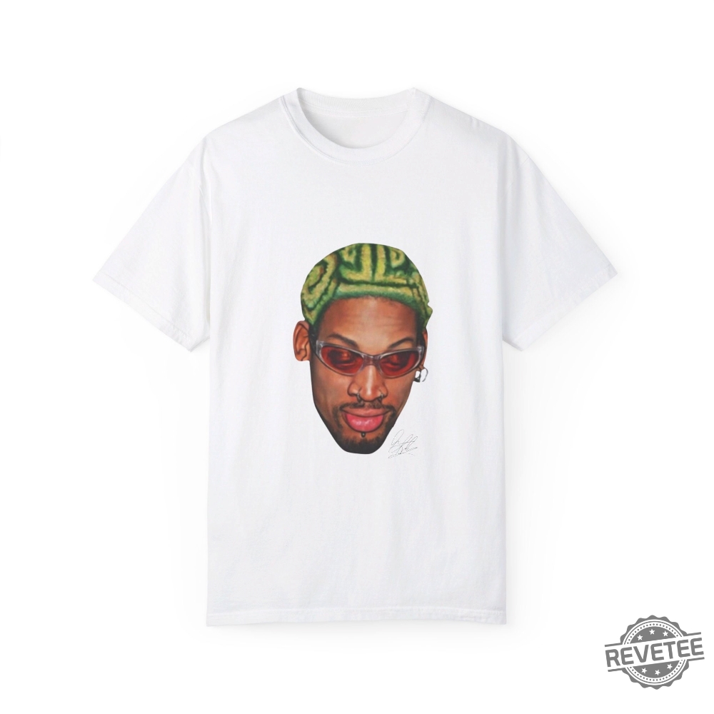 Dennis Rodman Zig Zag Green Hair Bootleg T Shirt