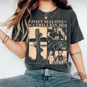 Post Malone F1 Trillion Album Shirt Post Malone Shirt Post Malone T Shirt revetee 2