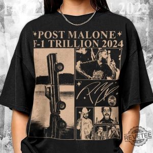 Post Malone F1 Trillion Album Shirt Post Malone Shirt Post Malone T Shirt revetee 3