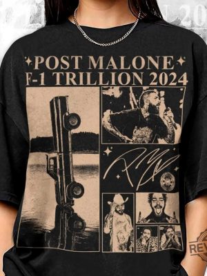 Post Malone F1 Trillion Album Shirt Post Malone Shirt Post Malone T Shirt revetee 3