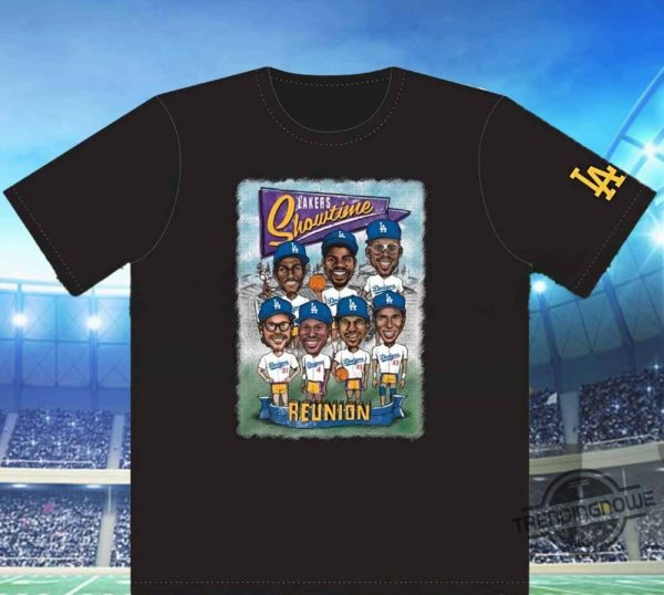 Dodgers Lakers Showtime Shirt 2024 Giveaway trendingnowe 2