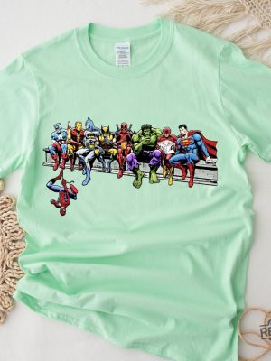 My Superhero T Shirt Superheroes Shirt Avengers Heroes Tshirt Marvel Characters T Shirt revetee 3