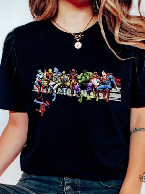 My Superhero T Shirt Superheroes Shirt Avengers Heroes Tshirt Marvel Characters T Shirt revetee 5