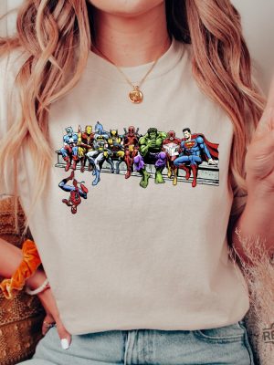 My Superhero T Shirt Superheroes Shirt Avengers Heroes Tshirt Marvel Characters T Shirt revetee 6