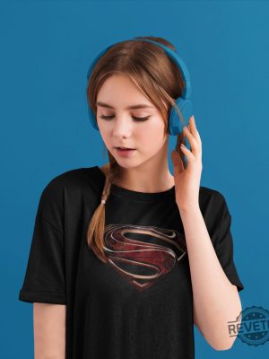 Superman Logo Unisex Shirt Man Of Steel T Shirt revetee 2