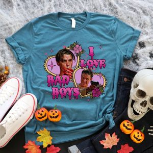 I Love Bad Boys Shirt I Love Bad Boys Scream Shirt Billy Loomis Favorite Scary Movie revetee 4