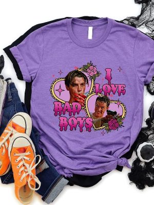 I Love Bad Boys Shirt I Love Bad Boys Scream Shirt Billy Loomis Favorite Scary Movie revetee 5