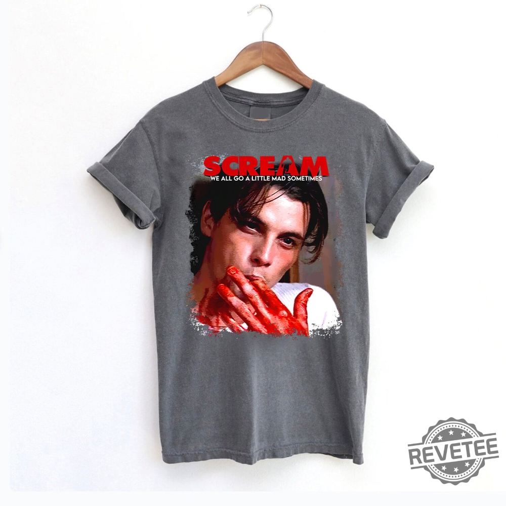 Scream Movie Clothing Billy Loomis Skeet Ulrich Unisex Shirt Sweater And Hoodie Horror Film Shirt