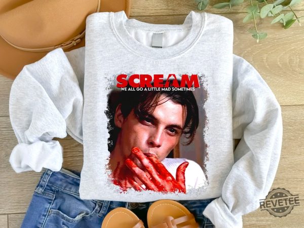 Scream Movie Clothing Billy Loomis Skeet Ulrich Unisex Shirt Sweater And Hoodie Horror Film Shirt revetee 4