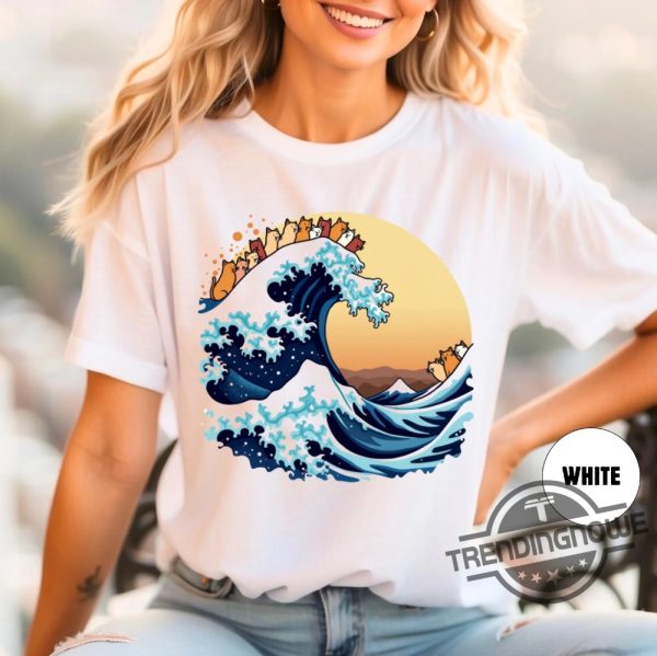 Blue Wave Cat For Kamala Shirt Cat Ladies For Harris Shirt Funny Harris Shirt Harris Walz 2024 Shirt Kamala Harris Shirt trendingnowe 2