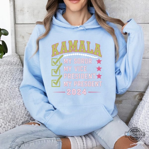 my president kamala harris shirt chucks and pearls 2024