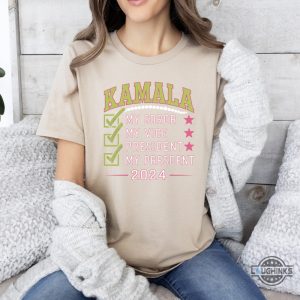 my president kamala harris shirt chucks and pearls 2024