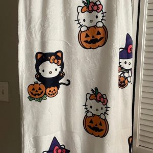 sanrio hello kitty halloween blanket