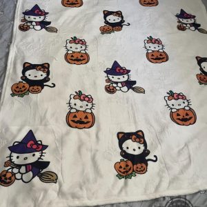 sanrio hello kitty halloween blanket