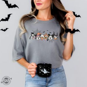 Disneyland Retro Halloween Shirt Disneyworld Halloween Mickey And Friends Shirt Halloween Mickey Minnie Shirt giftyzy 2