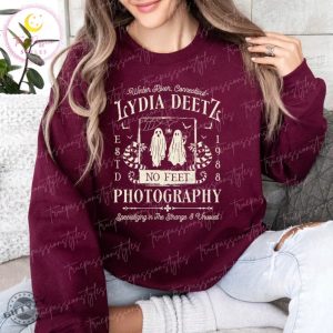 Lydia Deetz Photography Spooky Season Goth Halloween Shirt giftyzy 5