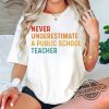 Never Underestimate A Public School Teacher T Shirt Kamala Harris Shirt Harris Walz 2024 Shirt Madam President Shirt trendingnowe 1