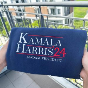 Kamala Harris 24 Embroidered Sweatshirt Harris For The People Hoodie President Kamala Harris I Am Speaking Vote 2024 Shirt trendingnowe 3