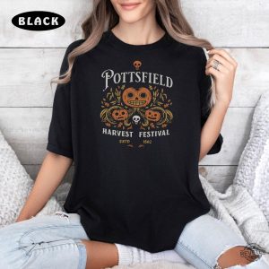 Pottsfield Harvest Festival Shirt Vintage Cartoon Shirt Spooky Season Pottsfield Harvest Festival Shirt revetee 7