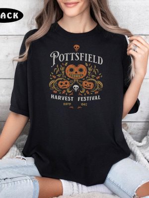 Pottsfield Harvest Festival Shirt Vintage Cartoon Shirt Spooky Season Pottsfield Harvest Festival Shirt revetee 7