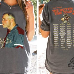 Quittin Time Tour Shirt The Quittin Time Tour Shirt Zach Bryan Tour Shirt Zach Bryan Merch revetee 2