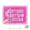Kamala Harris Barbie Yard Sign Harris For President Yard Sign Democrat Garden Sign Tim Walz Garden Sign Made In Usa trendingnowe 2