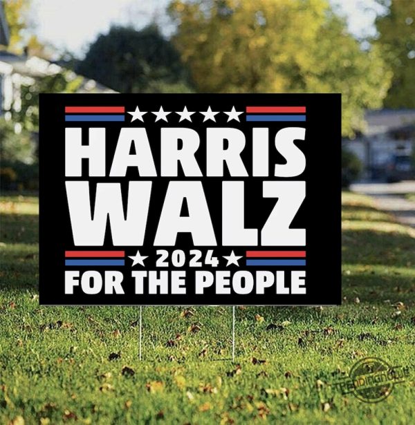 Harris Walz 2024 Yard Sign Harris For President Yard Sign Democrat Garden Sign Tim Walz Garden Sign Made In Usa trendingnowe 1