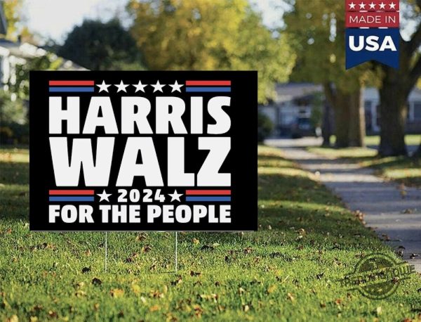 Harris Walz 2024 Yard Sign Harris For President Yard Sign Democrat Garden Sign Tim Walz Garden Sign Made In Usa trendingnowe 2