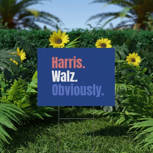 Harris Walz Yard Sign Kamala For President Harris For President Yard Sign Democrat Garden Sign Tim Walz Garden Sign Made In Usa trendingnowe 2