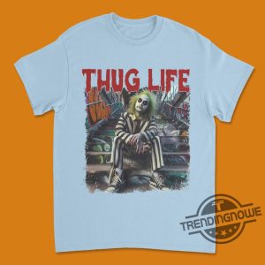 Beetle Juice Shirt Thug Life Tee Tim Burton Shirt Michael Keaton Halloween T Shirt Horror Movie Tee Beetlejuice Fan Gift trendingnowe 2