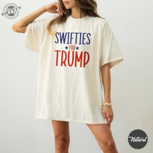 Swifties For Trump 2024 Presidential Election Tshirt Swiftie Girl Sweatshirt Donald Trump For President Shirt giftyzy 2