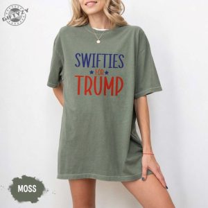 Swifties For Trump 2024 Presidential Election Tshirt Swiftie Girl Sweatshirt Donald Trump For President Shirt giftyzy 6