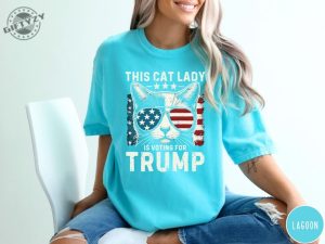 This Cat Lady Is Voting For Trump Maga Shirt Cat Mom For Trump Tshirt Trump 2024 Hoodie Cat Mama Sweatshirt Trump Vance Merch giftyzy 2