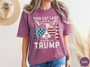 This Cat Lady Is Voting For Trump Maga Shirt Cat Mom For Trump Tshirt Trump 2024 Hoodie Cat Mama Sweatshirt Trump Vance Merch giftyzy 6