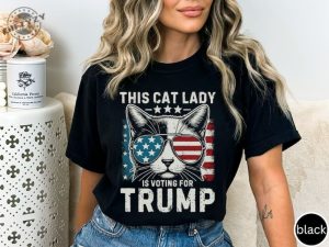 This Cat Lady Is Voting For Trump Maga Shirt Cat Mom For Trump Tshirt Trump 2024 Hoodie Cat Mama Sweatshirt Trump Vance Merch giftyzy 7