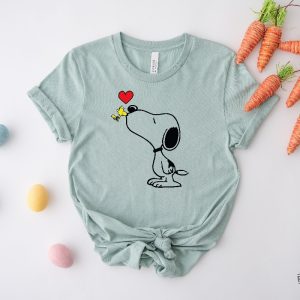 Snoopy Hug Woodstock Shirt Snoopy Love Woodstock Tshirt The Peanuts T Shirt revetee 3