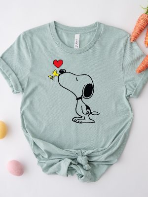 Snoopy Hug Woodstock Shirt Snoopy Love Woodstock Tshirt The Peanuts T Shirt revetee 3