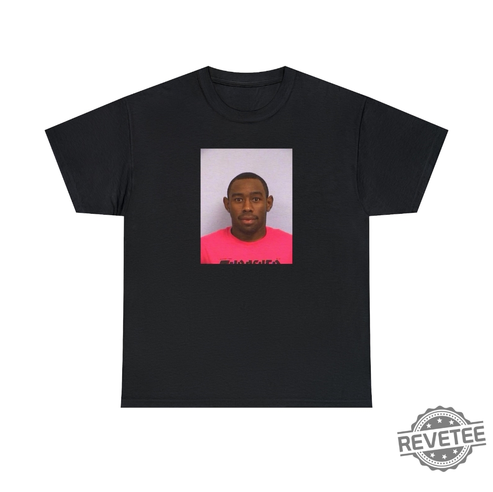 Tyler The Creator Mugshot Unisex Heavy Cotton Tee Tyler The Creator Mugshot Shirt