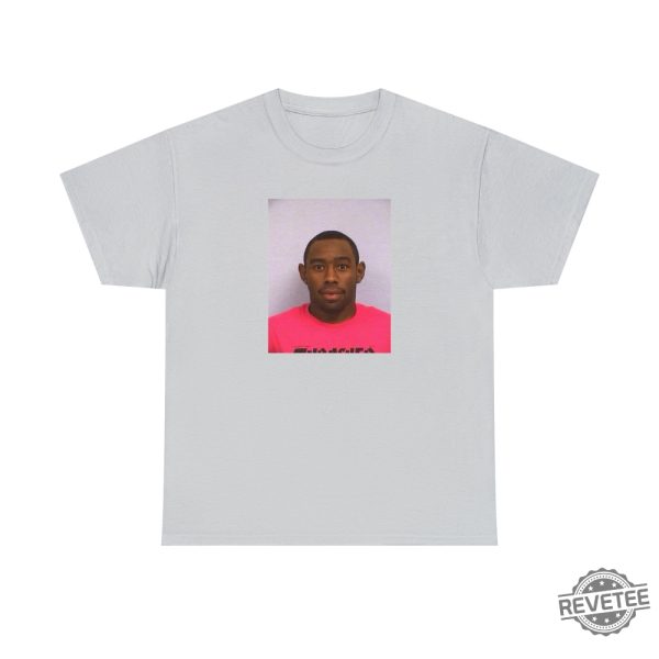 Tyler The Creator Mugshot Unisex Heavy Cotton Tee Tyler The Creator Mugshot Shirt revetee 2