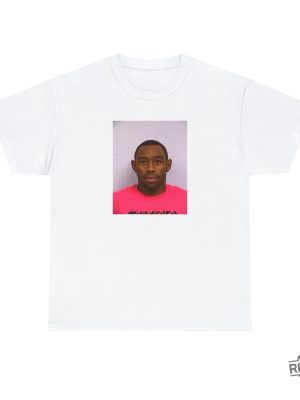 Tyler The Creator Mugshot Unisex Heavy Cotton Tee Tyler The Creator Mugshot Shirt revetee 3