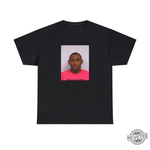 Tyler The Creator Mugshot Unisex Heavy Cotton Tee Tyler The Creator Mugshot Shirt revetee 4